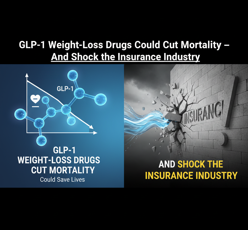 GLP-1 Weight-Loss Drugs Could Cut Mortality – And Shock the Insurance